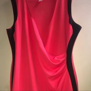 Dani’s closet,black and peach pink maxi dress